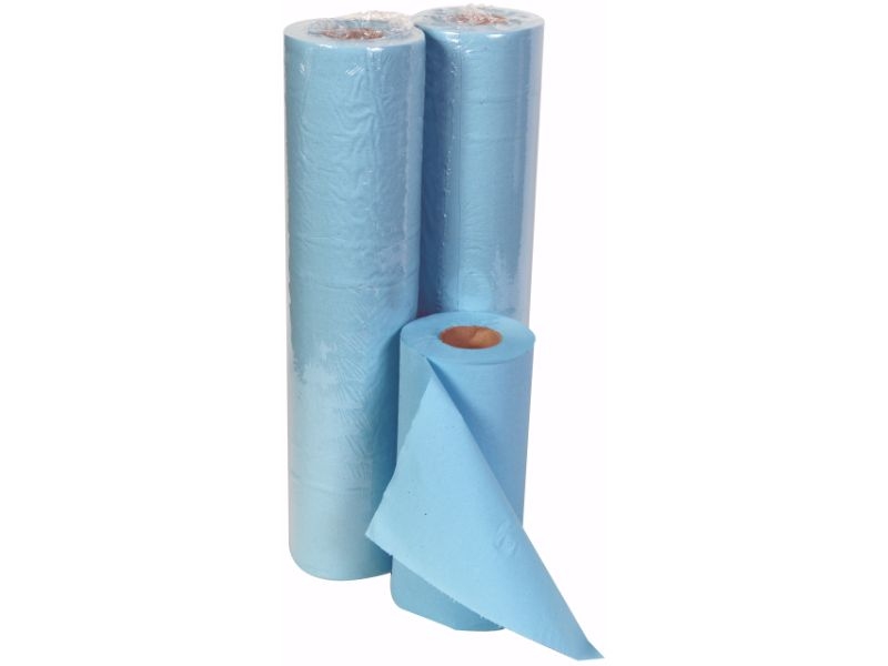 * 10  Hygiene / Couch Roll -  2ply - Blue