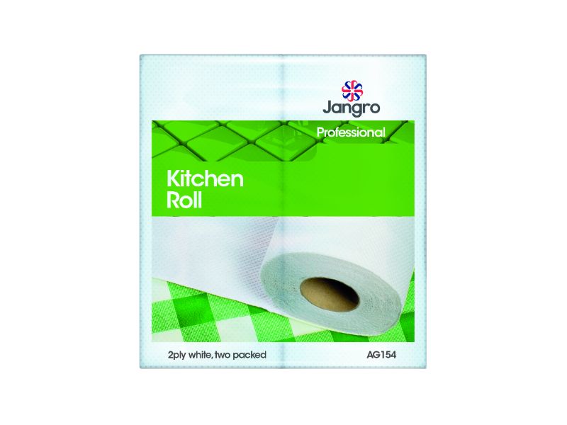 * Jangro Kitchen Roll 45 Sheet 2ply -  White
