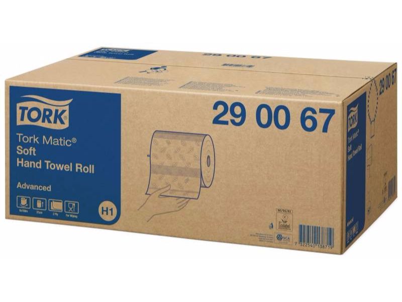 * Tork Matic H/Towel Roll White 2ply 290067