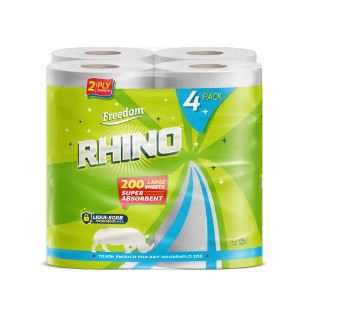 * Rhino Kitchen Roll WHITE 2ply - RHKT2W46