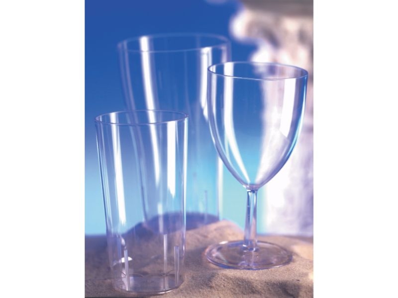 Reusable Plastic Clarity Pint Glass CE 568ml