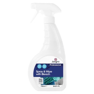 * Jangro Spray   Wipe with Bleach - 750ml