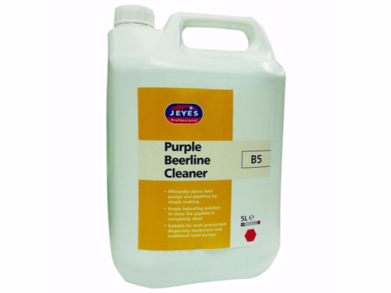 * B5 Purple Beer Pump and Pipe Cleaner 5ltr