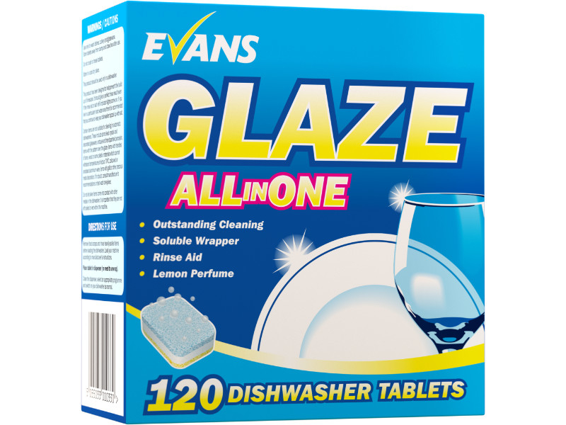 * Glaze All in One Dishwasher Tablets - 120