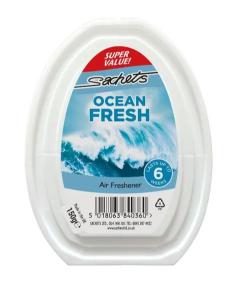 * Gel Air Freshener - Ocean Fresh -12pk