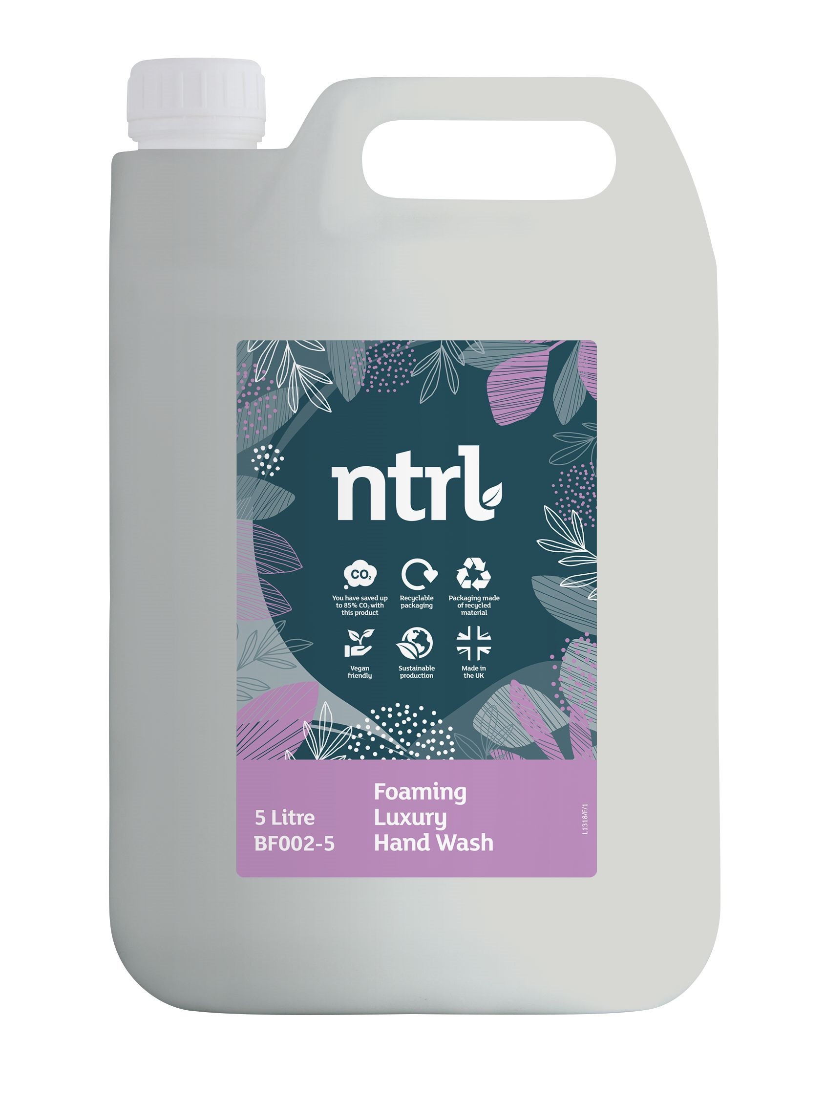 * ntrl Foaming Hand Wash Luxury 5ltr - SINGLE