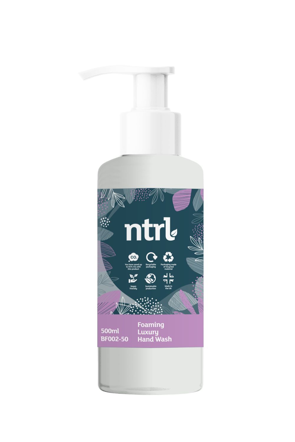 * ntrl Foaming Hand Wash Luxury 500ml(SINGLE)