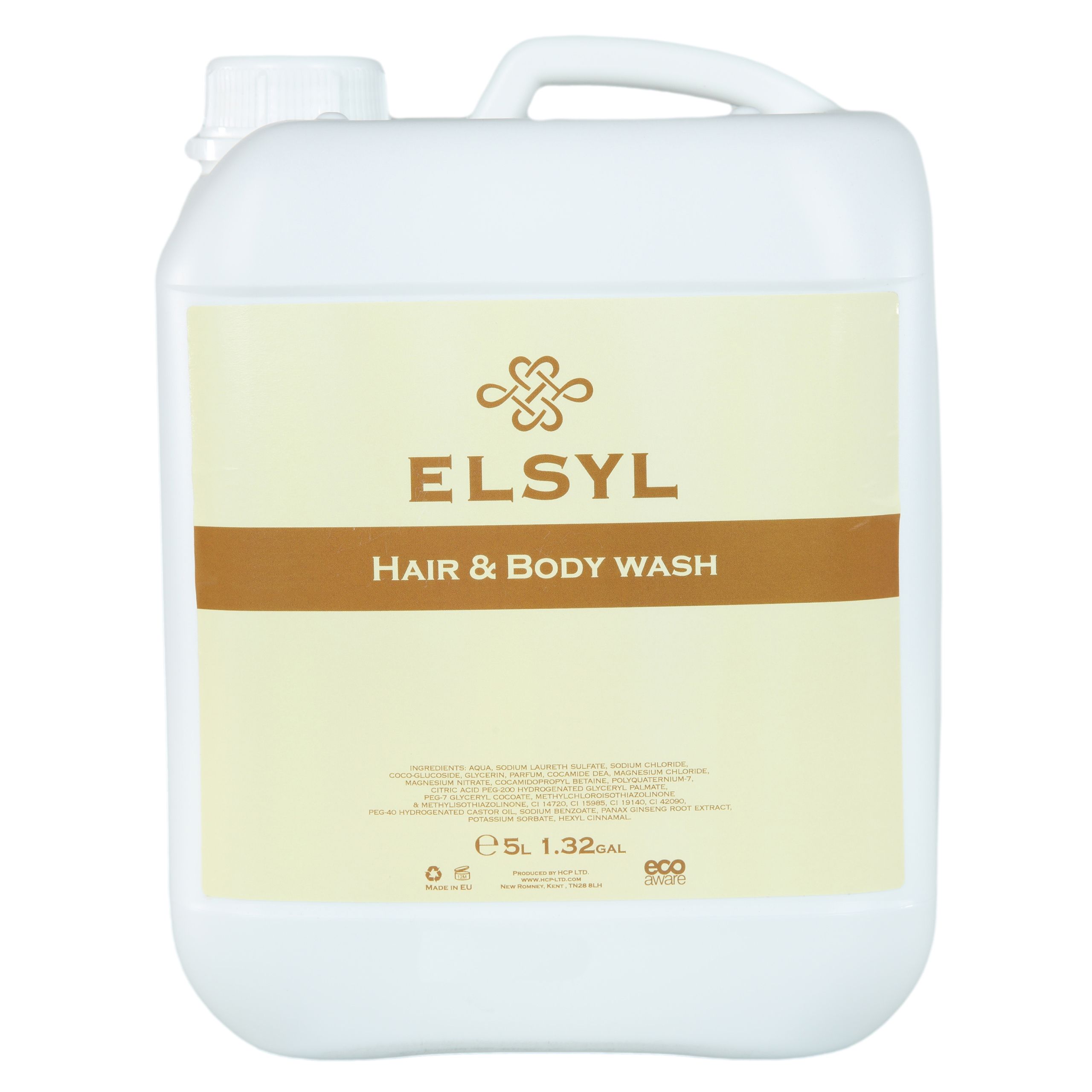 ^ ELSYL Hair   Body Wash- 5ltr (CASE)