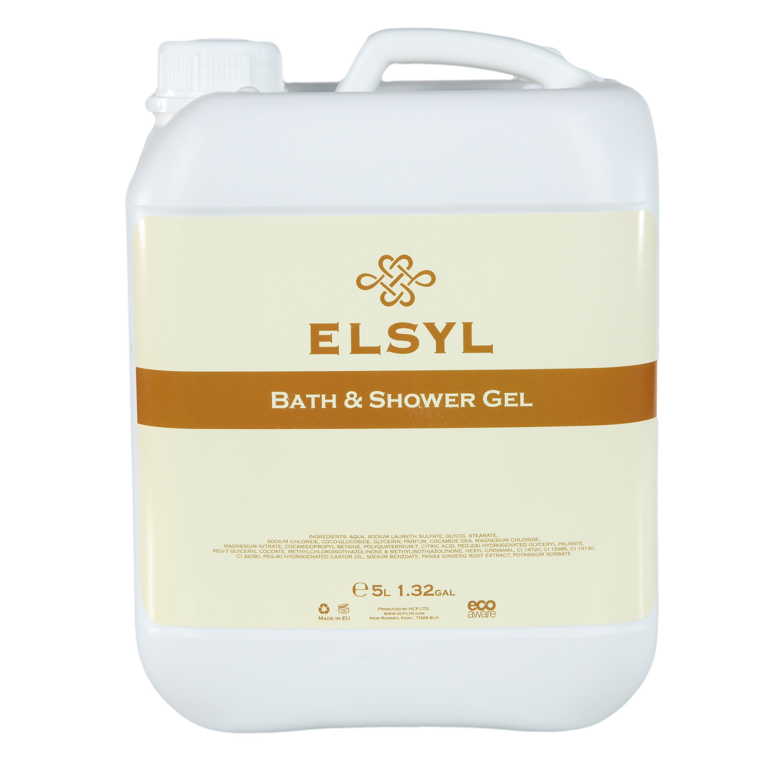 * ELSYL Bath   Shower Gel - 5ltr (CASE)