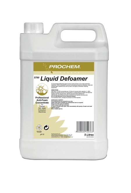 * Prochem Liquid Defoamer - 5ltr