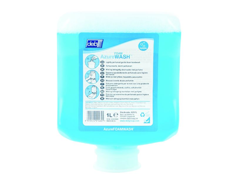 * Refresh Azure Foam Hand Wash 6x1 ltr AZU1L