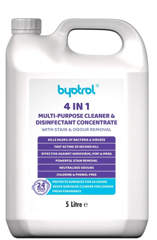 * 4in1 Multi Surface Clean Disinfect Conc 5lt
