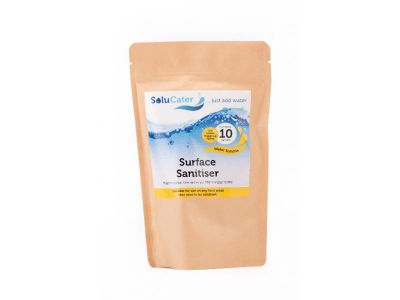 * Solucater Surface Sanitiser Sachets Y10