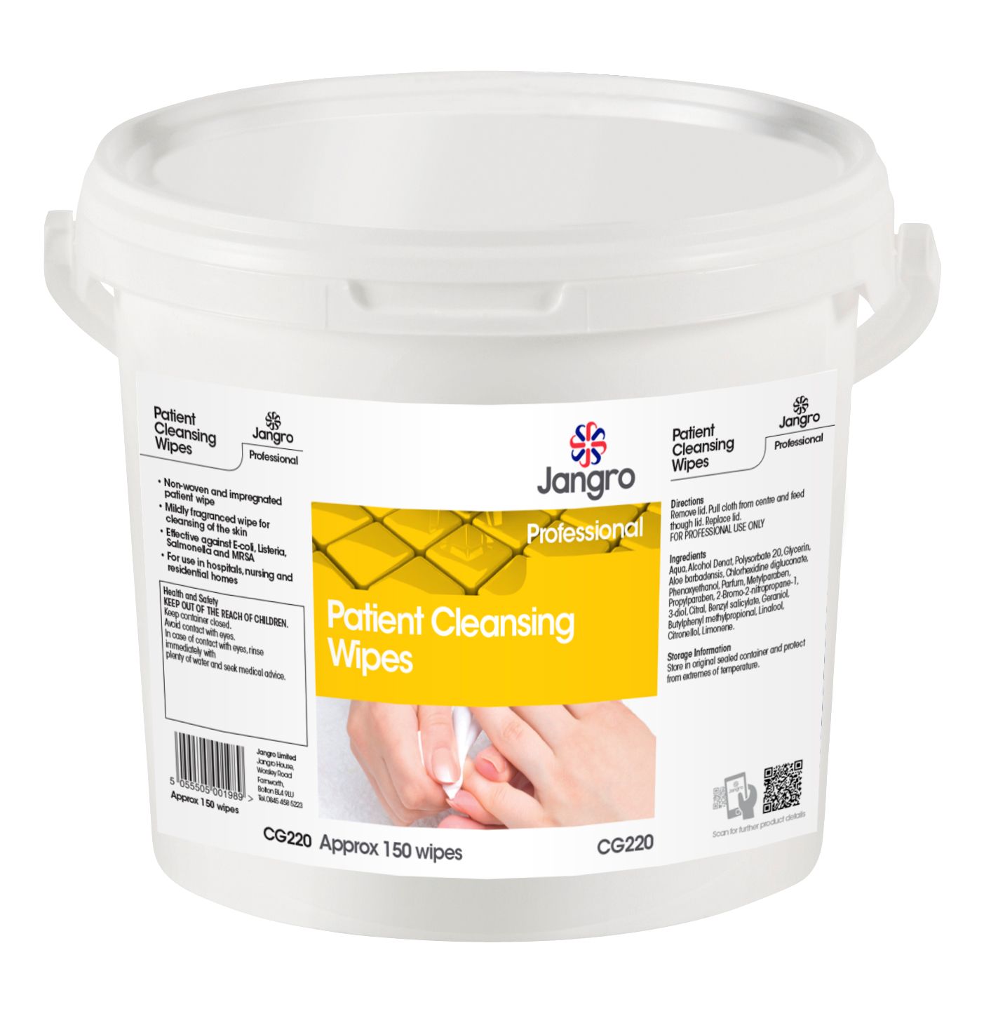 * Eco Bucket Patient Cleanse Wipes - CASE