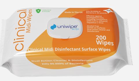 * Uniwipe Clinical Wipe 200 (CASE of 10)