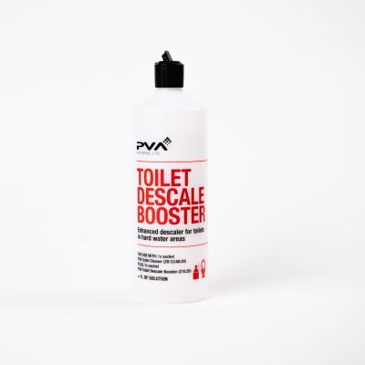 * PVA Empty Toilet Descale Booster Bottle