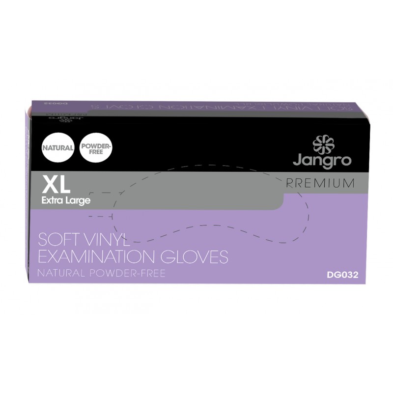 * Powder Free Soft Vinyl Glove - Clear - XL