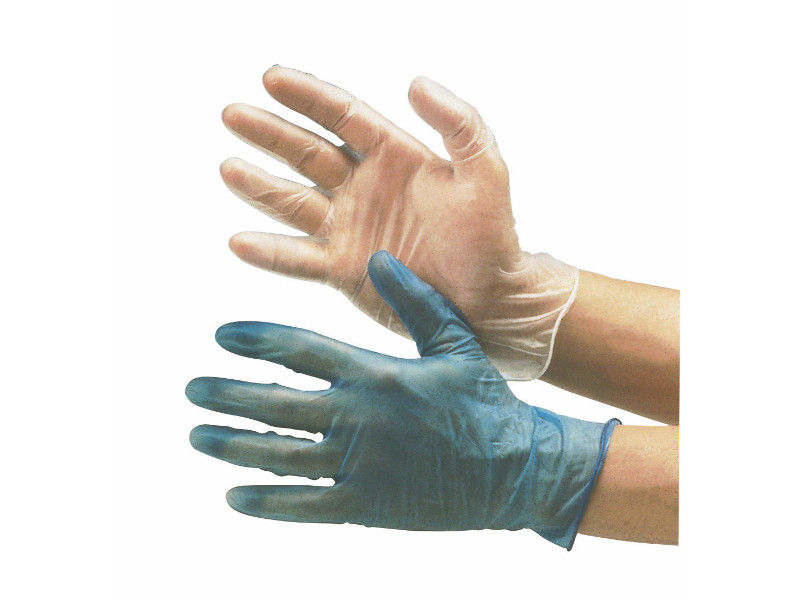 * Blue Vinyl Glove Powder Free - Large