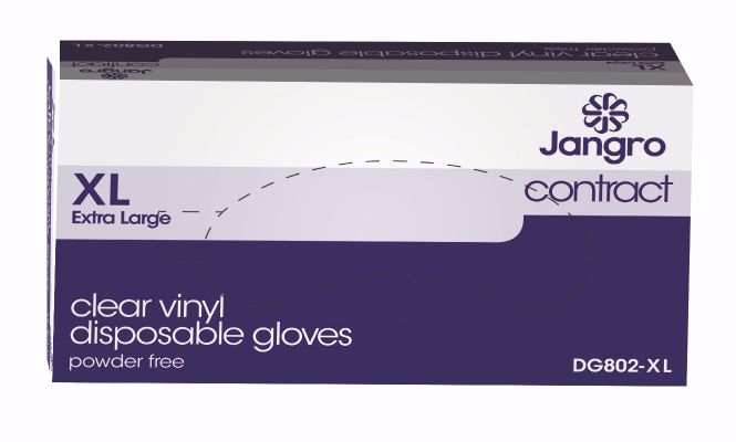 * GD09 Clear Prof Vinyl Glove P/Free - XL