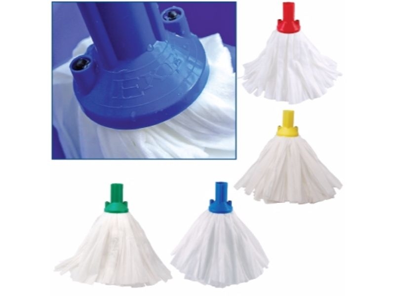 * Exel Big White Socket Mop Head - Blue