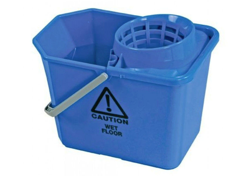 * Recycled Prof Bucket   Wringer- Blue 15 ltr