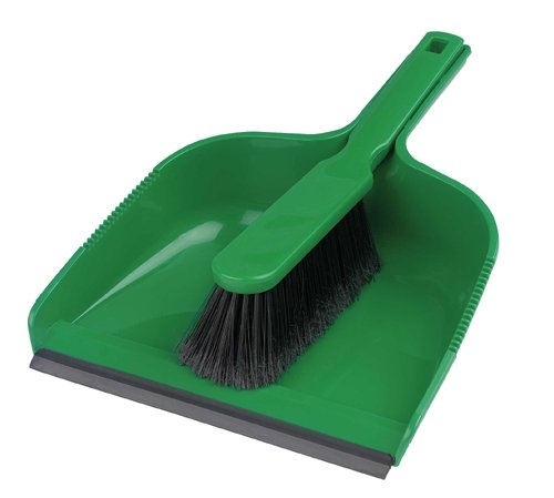 * Dustpan   Brush Set Soft - Green