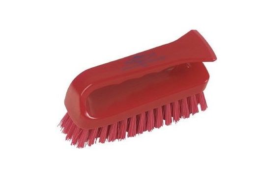 * Hand Scrubbing Brush - Hard - Red