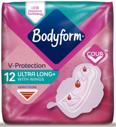 ^ Bodyform Ultra Super S/ Towels With Wings