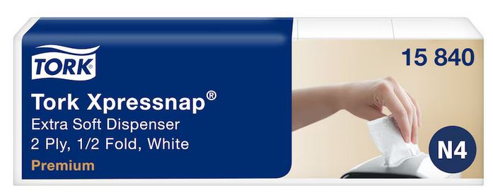 Tork Xpressnap Extra Soft Disp Napkin 2ply W