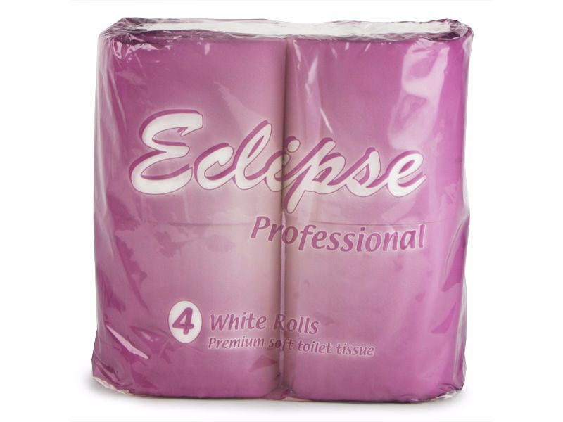 * Eclipse Toilet Roll White 320 sheet 2ply