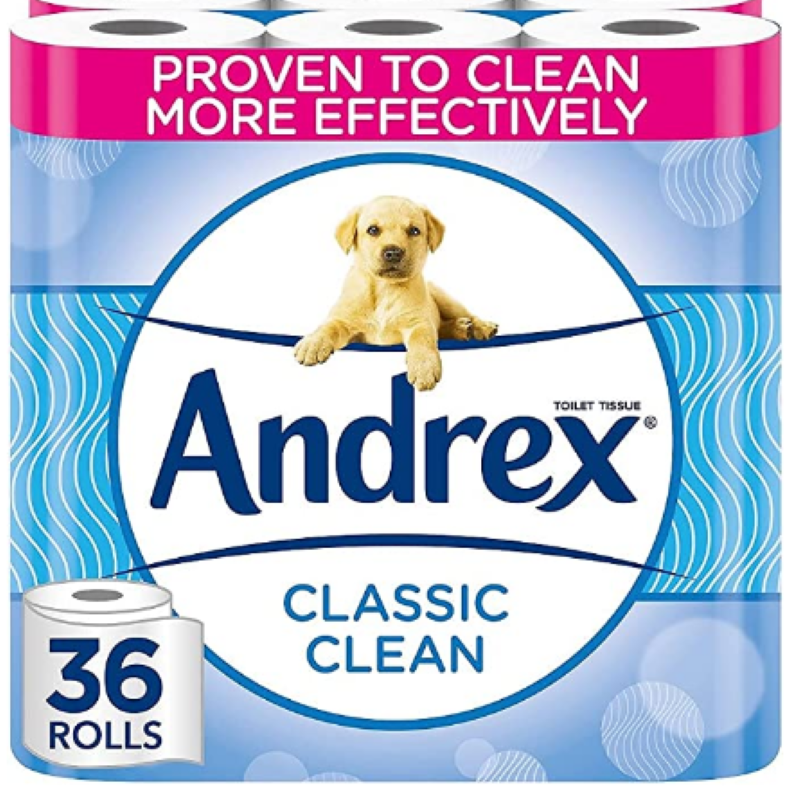 * Andrex Toilet Roll - White 2ply - (36 CASE)