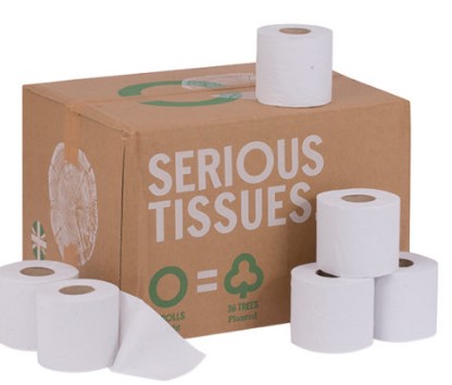* Serious Tissue Toilet Roll 3ply 280 sheets