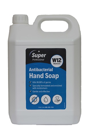 * W15 Gentle Antibacterial Hand Soap - 5ltr