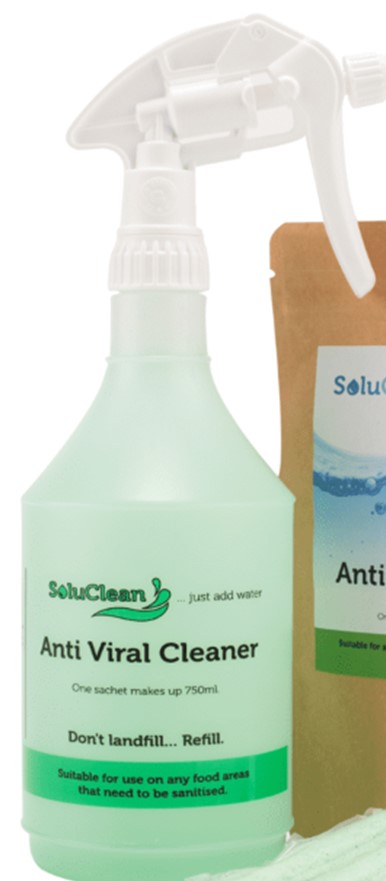 * GREEN Soluclean AntiViral Cleaner Tr/Bottle