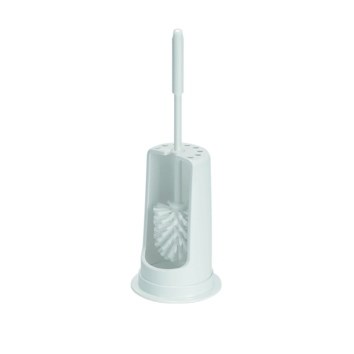 * Semi Enclosed Toilet Brush Set - White