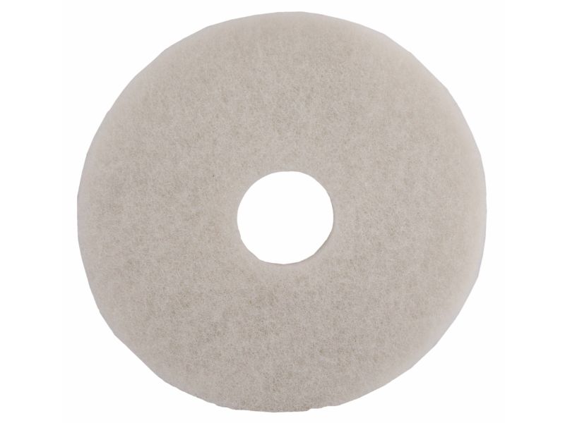 * 15  Floor Pad - White (Singles)