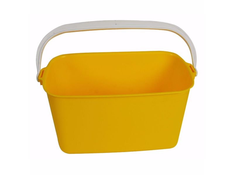 * Oblong Window Cleaner Bucket -Yellow - 9ltr