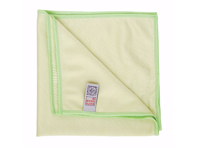* Micro Glass Cleaning Cloth 40 x 40cm -Green