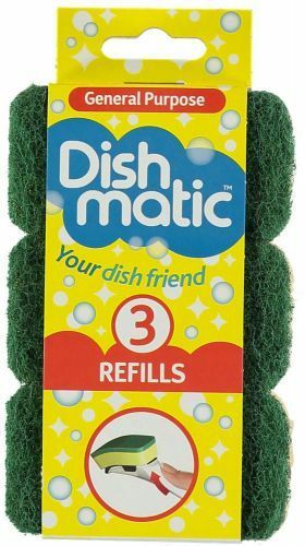 ^ Dishmatic HD Green Refill (1 pack of 3)